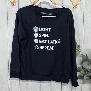 NWT Prince Peter Navy Hanukkah Sweatshirt